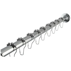 Hot Edenscape 72-Inch Adjustable Shower Curtain Rod with Ring Shower Curtain Rods