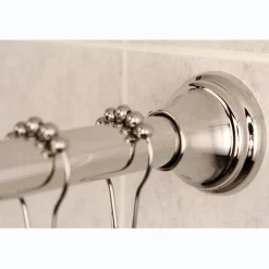 Best Edenscape Straight Shower Curtain Rod with Shower Curtain Rings Shower Curtain Rods
