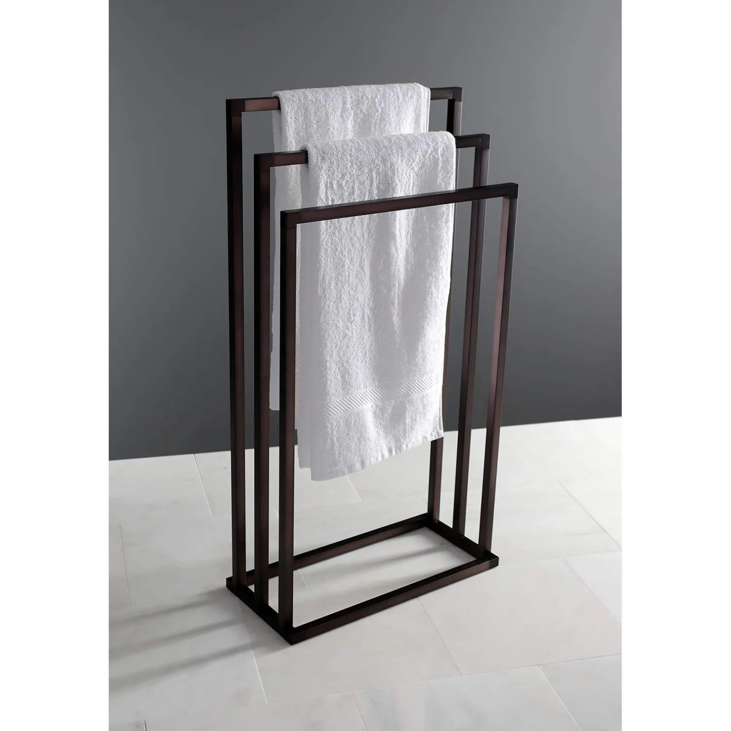 Edenscape 3-Tier Pedestal Towel Rack Free-Standing Towel Racks