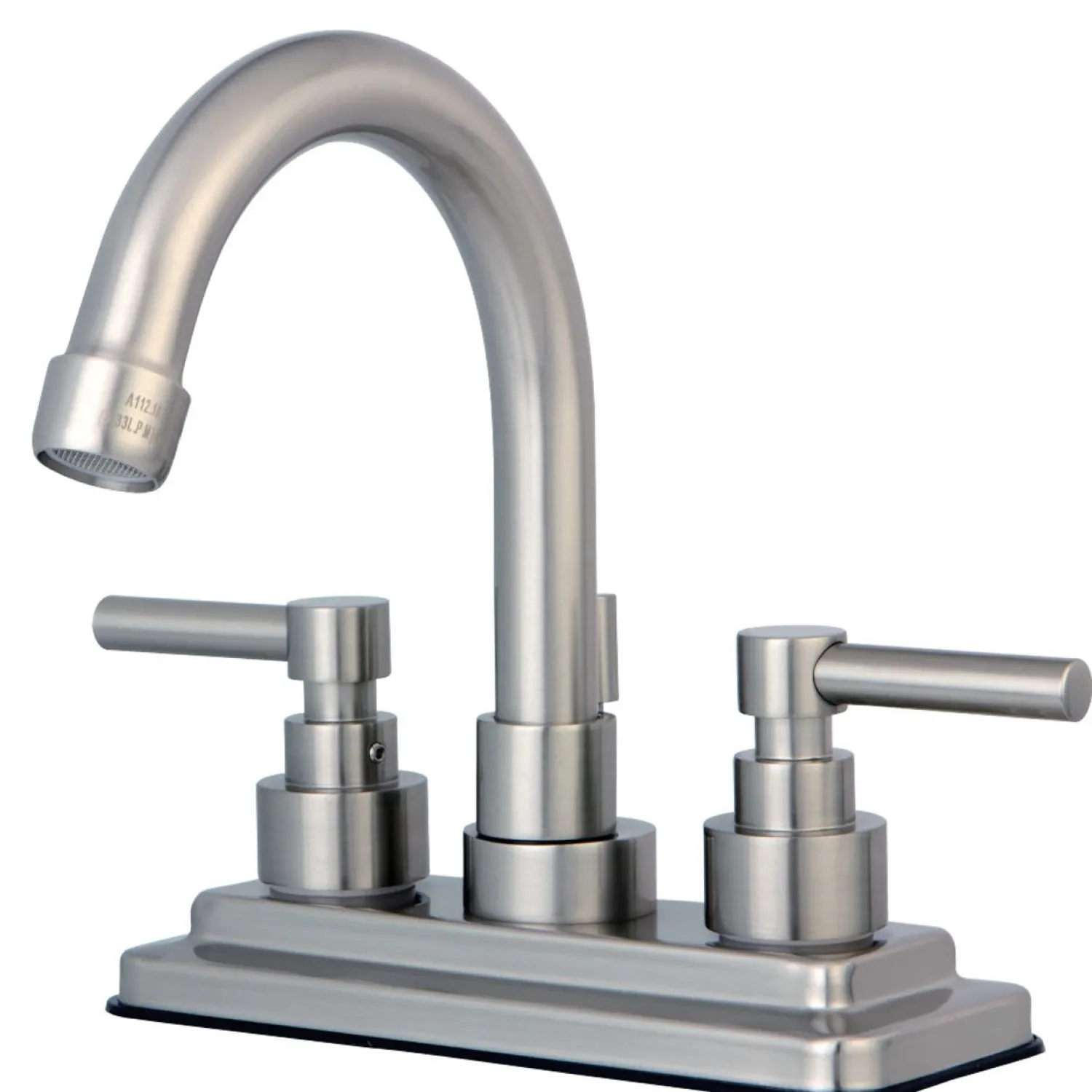 Elinvar Deck Mount 4-Inch Centerset Bathroom Faucet 4" Center Set