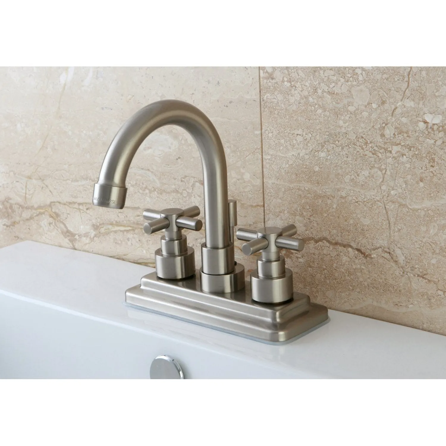 Elinvar 4-Inch Centerset Deck Mount Bathroom Faucet 4" Center Set