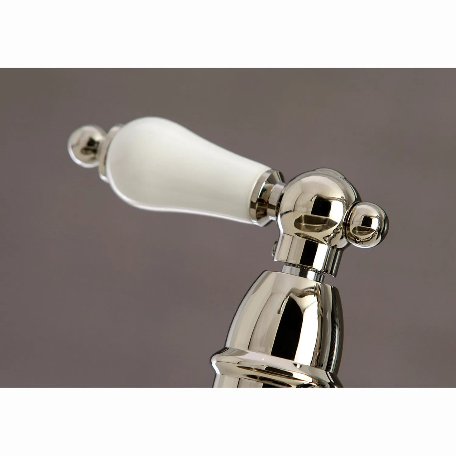 Discount English Country 4-Hole 8" Bridge Kitchen Faucet with Sprayer Faucets With Side Spray|Bridge Faucets
