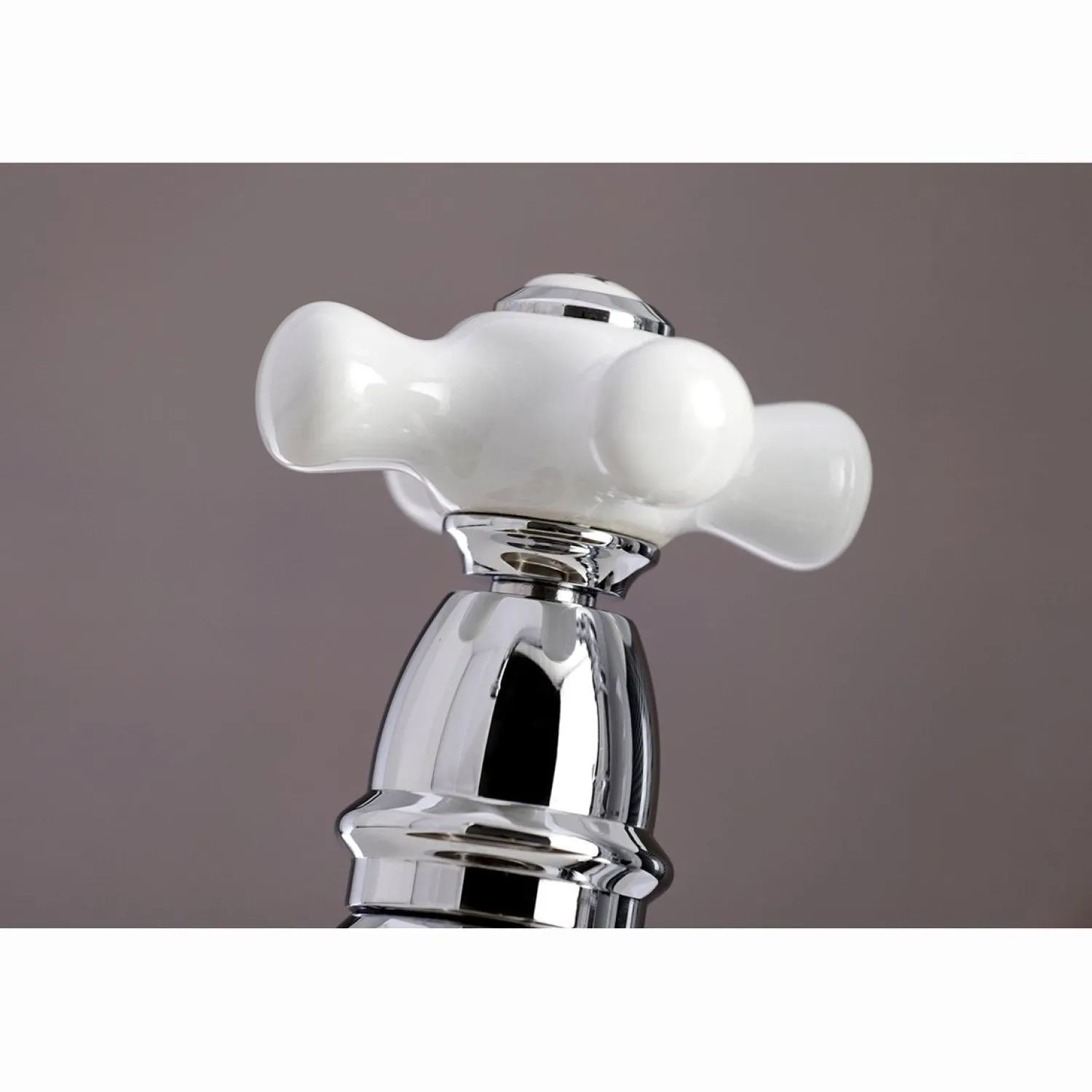 Outlet English Country 8" Bridge 4-Hole Kitchen Faucet with Sprayer Faucets With Side Spray|Bridge Faucets