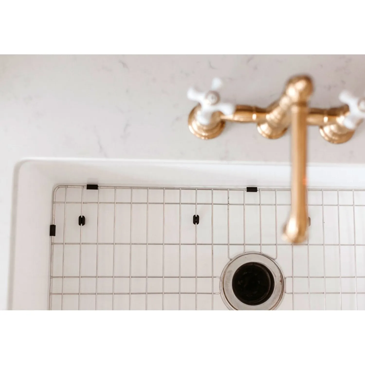 Outlet English Country 8" Bridge 4-Hole Kitchen Faucet with Sprayer Faucets With Side Spray|Bridge Faucets