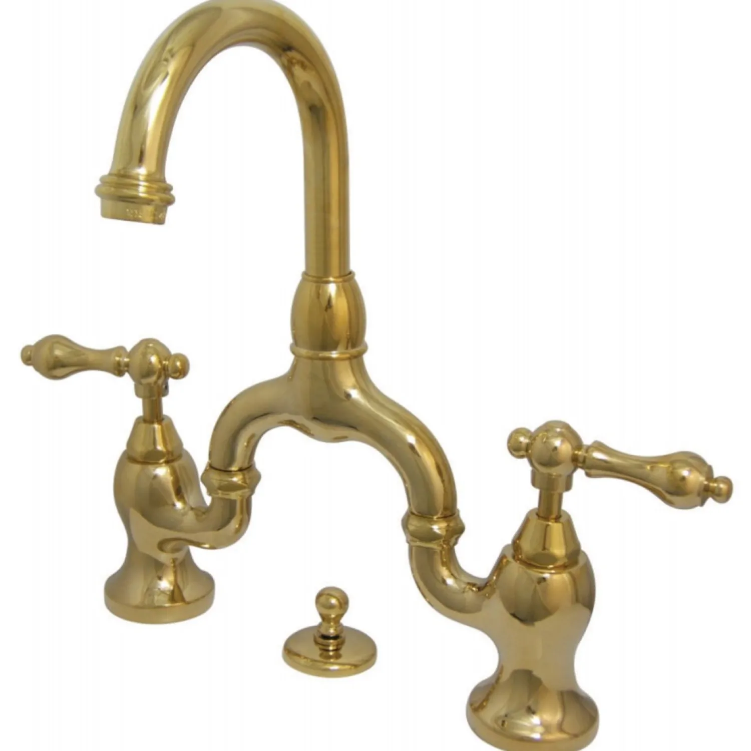 Online English Country 3-Hole Bathroom Bridge Faucet 8" Widespread|4" Center Set