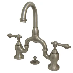 Online English Country 3-Hole Bathroom Bridge Faucet 8