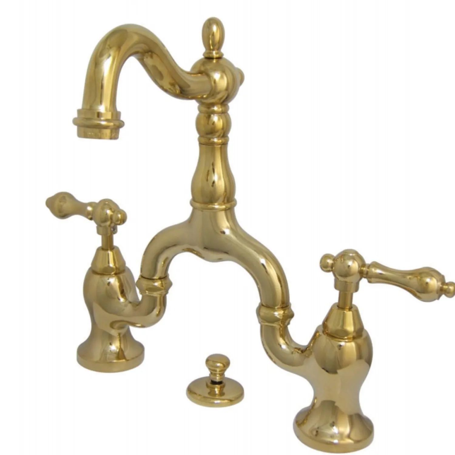 Outlet English Country Bathroom Bridge Faucet 8" Widespread|4" Center Set
