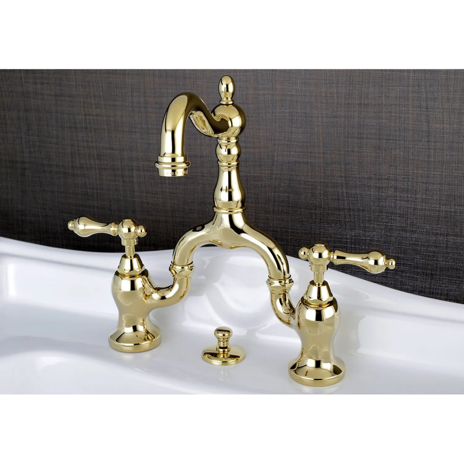Outlet English Country Bathroom Bridge Faucet 8" Widespread|4" Center Set