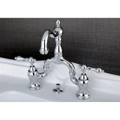 Outlet English Country Bathroom Bridge Faucet 8