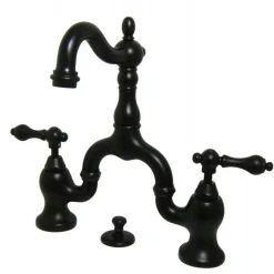 Outlet English Country Bathroom Bridge Faucet 8