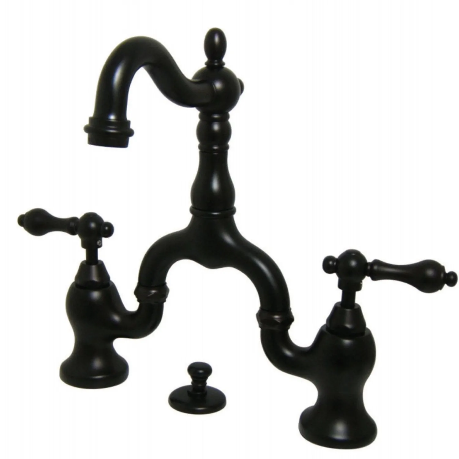 Outlet English Country Bathroom Bridge Faucet 8" Widespread|4" Center Set