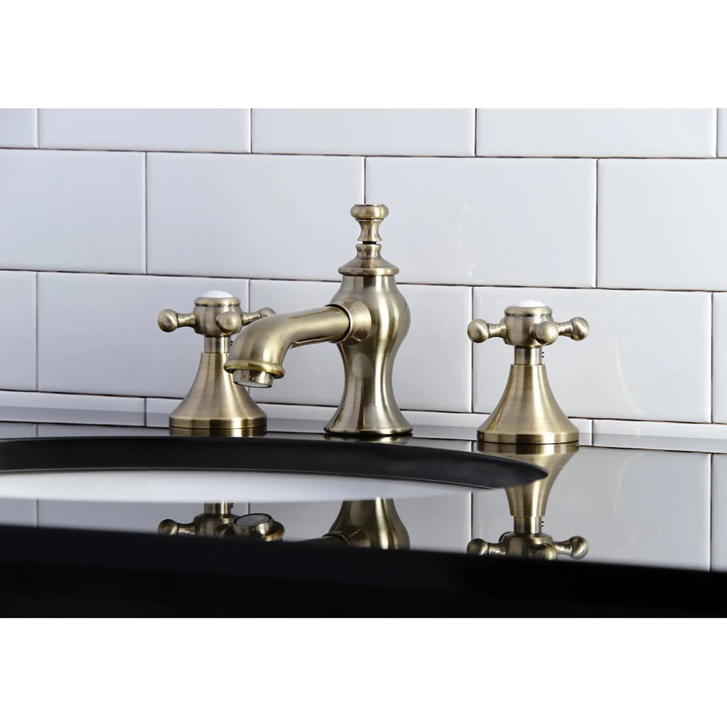 Sale English Country 8" Widespread Bathroom Faucet 8" Widespread