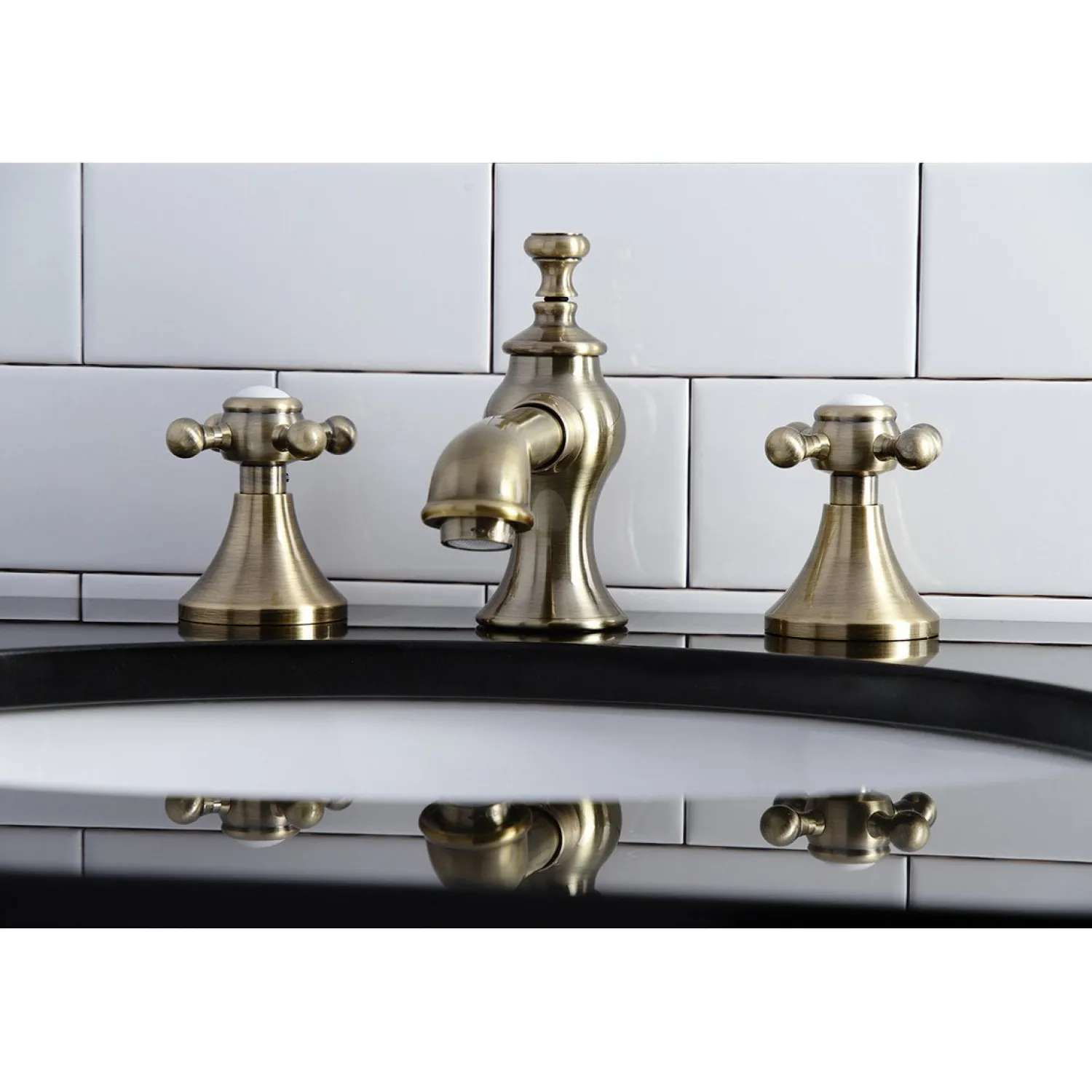 Sale English Country 8" Widespread Bathroom Faucet 8" Widespread