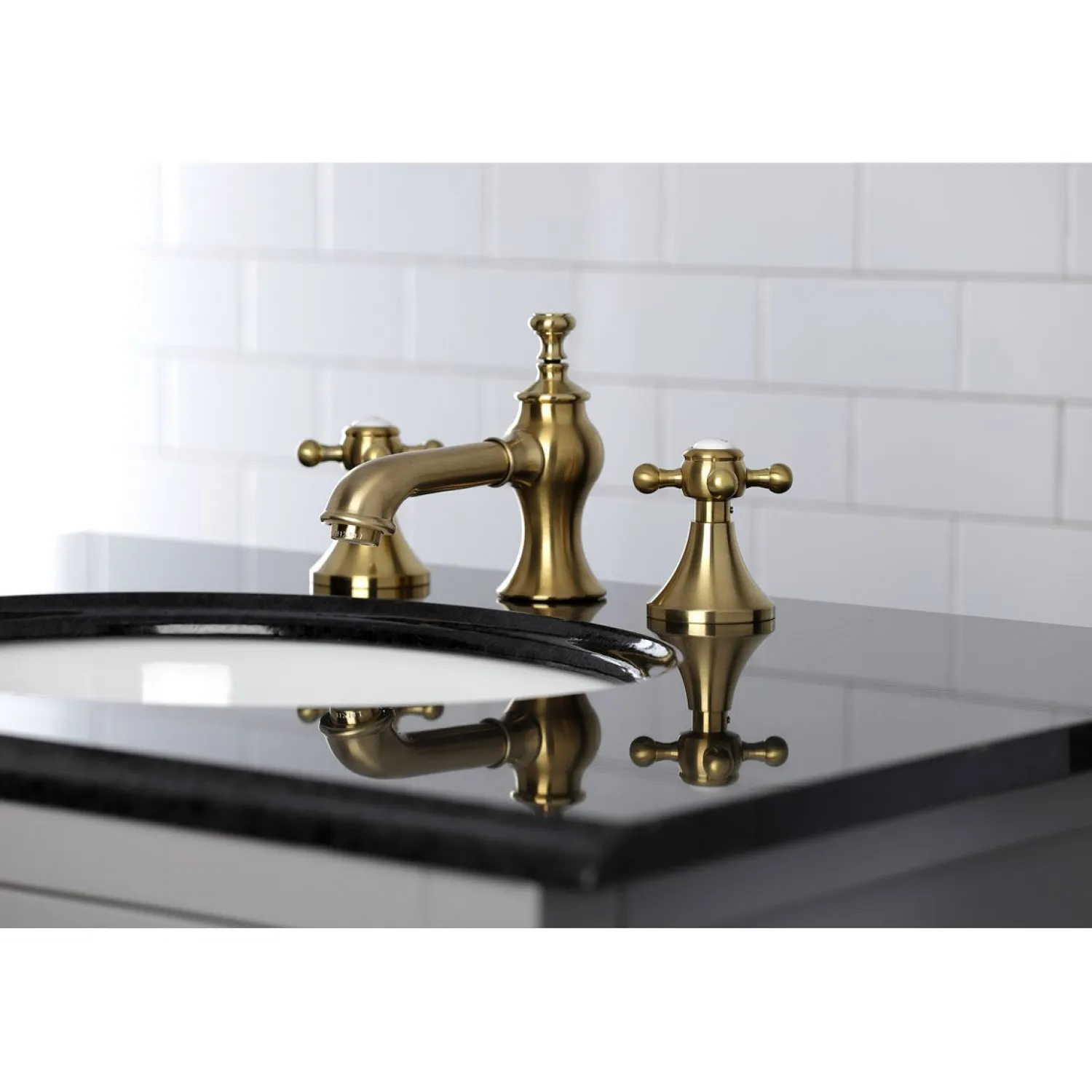 Sale English Country 8" Widespread Bathroom Faucet 8" Widespread