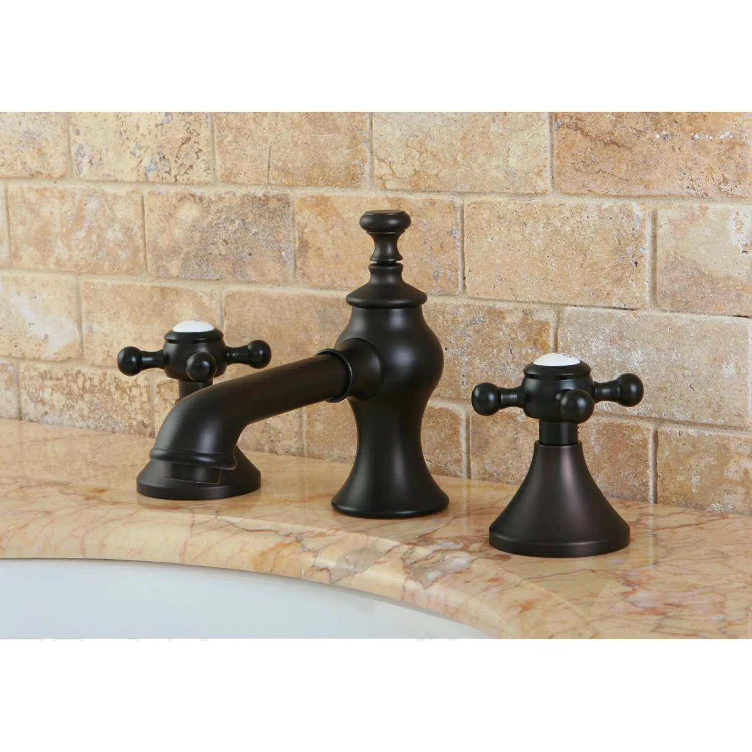 Sale English Country 8" Widespread Bathroom Faucet 8" Widespread