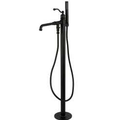 Best English Country Single Handle Freestanding Roman Tub Filler with Hand Shower Free Standing Tub Fillers|Tub Faucets