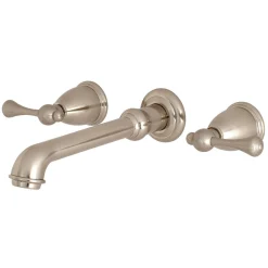 Outlet English Country Wall Mount 8-Inch Center Roman Tub Filler Tub Faucets