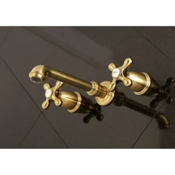 Best English Country 2-Handle Wall Mount Roman Tub Faucet Tub Faucets