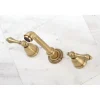 Outlet English Country 8-Inch Center Wall Mount Roman Tub Filler Tub Faucets