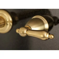 Outlet English Country 8-Inch Center Wall Mount Roman Tub Filler Tub Faucets