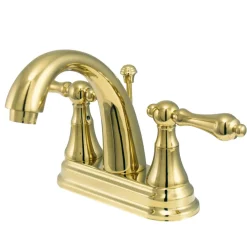 Online English Vintage 4-Inch Centerset Bathroom Faucet 4