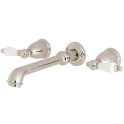 Discount English Vintage 2-Handle Wall Mount Roman Tub Faucet Tub Faucets