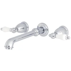 Discount English Vintage 2-Handle Wall Mount Roman Tub Faucet Tub Faucets
