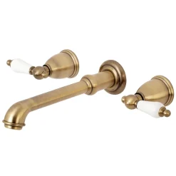 Discount English Vintage 2-Handle Wall Mount Roman Tub Faucet Tub Faucets