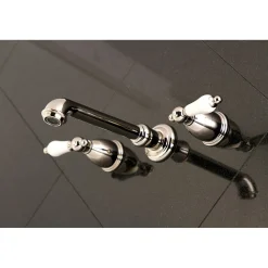 Discount English Vintage 2-Handle Wall Mount Roman Tub Faucet Tub Faucets