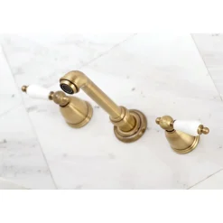 Discount English Vintage 2-Handle Wall Mount Roman Tub Faucet Tub Faucets