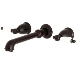 Discount English Vintage 2-Handle Wall Mount Roman Tub Faucet Tub Faucets