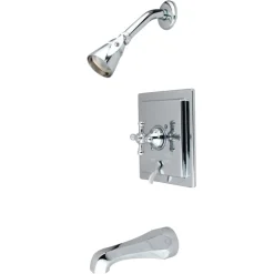 New English Vintage Tub and Shower Faucet with Diverter Tub & Shower Sets|Tub Faucets