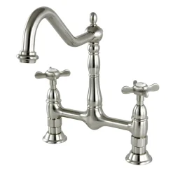 Essex 8" Centerset Kitchen Faucet Less Sprayer Bridge Faucets