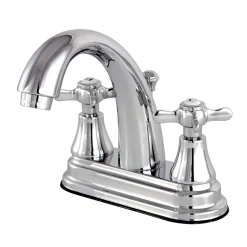 Hot Essex Classic Deck Mount 4" Centerset Lavatory Faucet with Brass Pop-up 4" Center Set