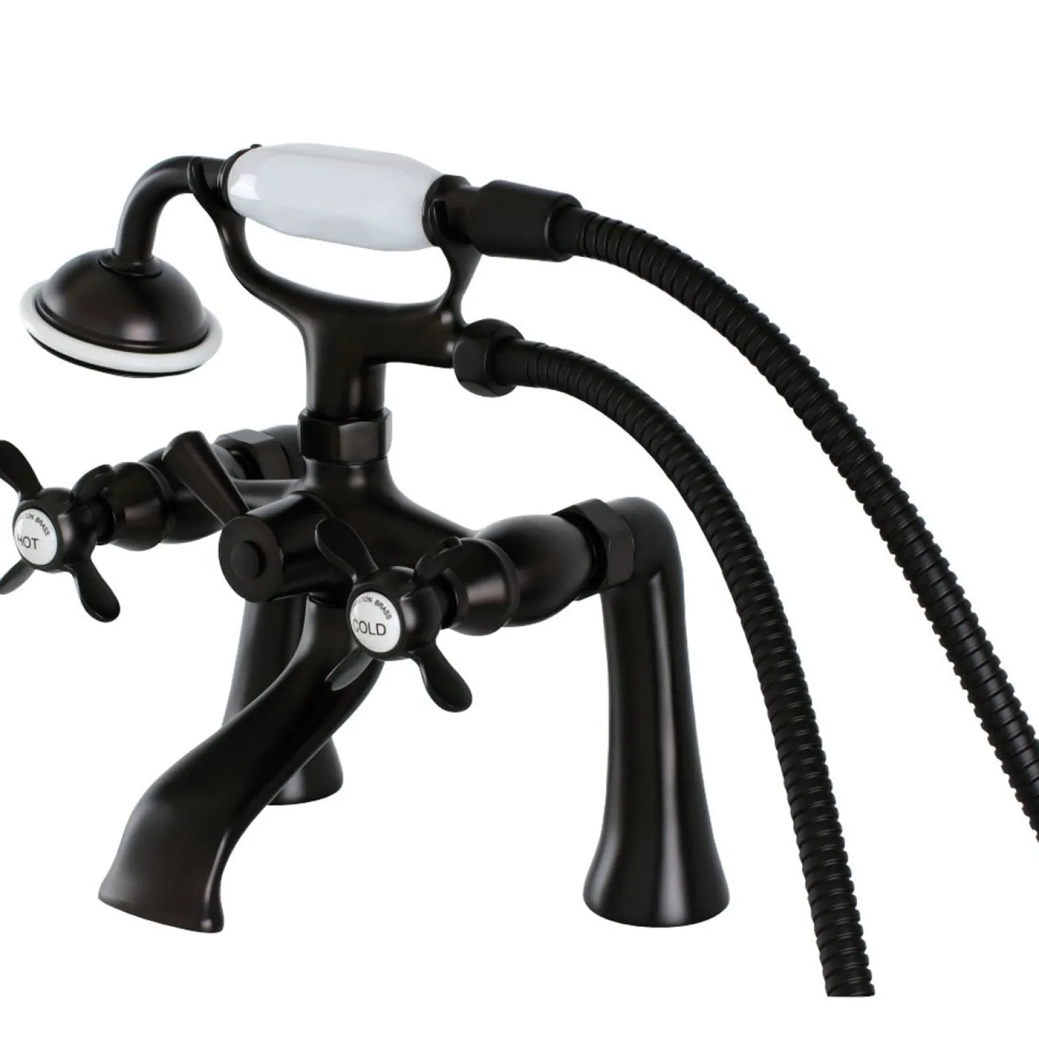 Essex Deck Mount Clawfoot Tub Filler with Hand Shower Tub & Shower Sets|Tub Faucets
