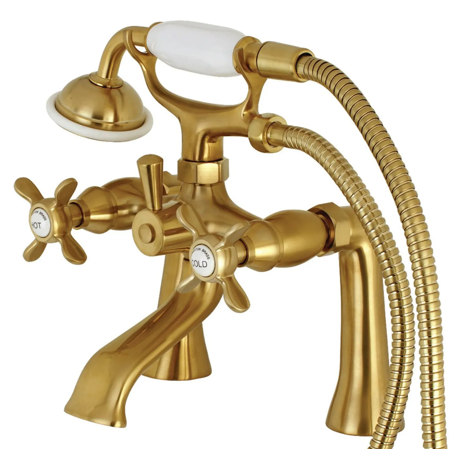 Essex Deck Mount Clawfoot Tub Filler with Hand Shower Tub & Shower Sets|Tub Faucets