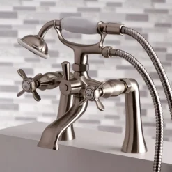 Essex Deck Mount Clawfoot Tub Filler with Hand Shower Tub & Shower Sets|Tub Faucets