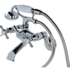 Essex 2-Handle Wall Mount Clawfoot Tub Faucet with Hand Shower Tub & Shower Sets|Tub Faucets
