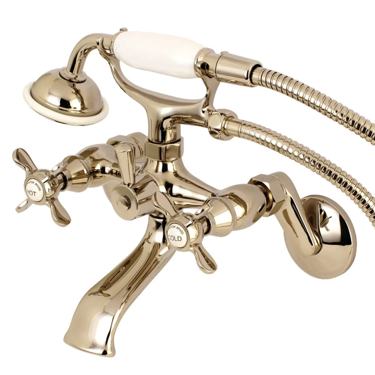 Essex 2-Handle Wall Mount Clawfoot Tub Faucet with Hand Shower Tub & Shower Sets|Tub Faucets