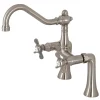 Essex 7-Inch Center Deck Mount Clawfoot Tub Faucet Tub Faucets