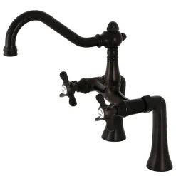 Essex 7-Inch Center Deck Mount Clawfoot Tub Faucet Tub Faucets