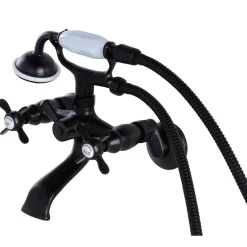 New Essex Wall Mount Clawfoot Tub Filler with Hand Shower Tub & Shower Sets|Tub Faucets