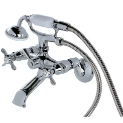New Essex Wall Mount Clawfoot Tub Filler with Hand Shower Tub & Shower Sets|Tub Faucets
