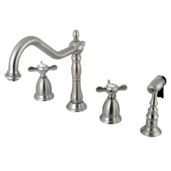 Outlet Essex Widespread Kitchen Faucet Widespread Kitchen Faucets|Faucets With Side Spray