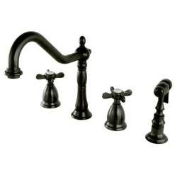 Outlet Essex Widespread Kitchen Faucet Widespread Kitchen Faucets|Faucets With Side Spray