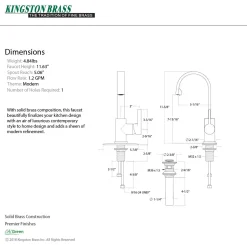 Discount Fauceture Continental Single-Handle Bathroom Faucet Single Hole|4
