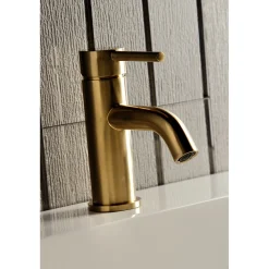 Online Fauceture Concord Single-Handle Monoblock Bathroom Faucet Single Hole