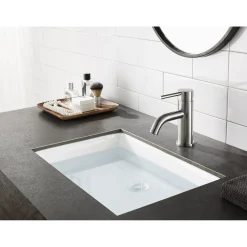 Online Fauceture Concord Single-Handle Monoblock Bathroom Faucet Single Hole