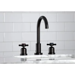 Clearance Fauceture Concord Widespread Cross-Handle Bathroom Faucet 8