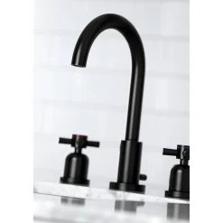 Clearance Fauceture Concord Widespread Cross-Handle Bathroom Faucet 8